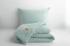 Picture of MATEX Pościel muślinowa 160x200, 70x80, jednobarwna, jasna zieleń