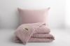 Obrazek MATEX Pościel muślinowa 220x200, 70x80, jednobarwna, różowa