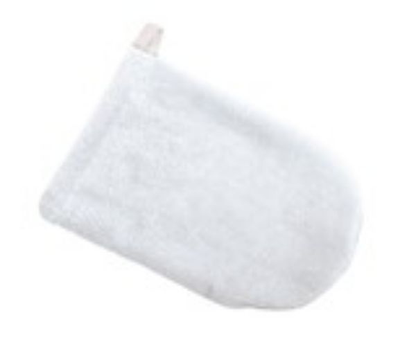 Obrazek BabyMatex Myjka kąpielowa frotte BAMBOO, biała