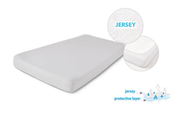 Picture of BabyMatex Podkład higieniczny Prześc Nieprze JERSEY 80x160, jasno szary