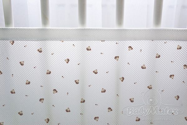 Picture of BabyMatex Ochraniacz do łóżeczka BUMP AIR 360x30, Miśki