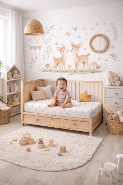 Picture of Prześcieradło jersey druk z gumą 60x120x10