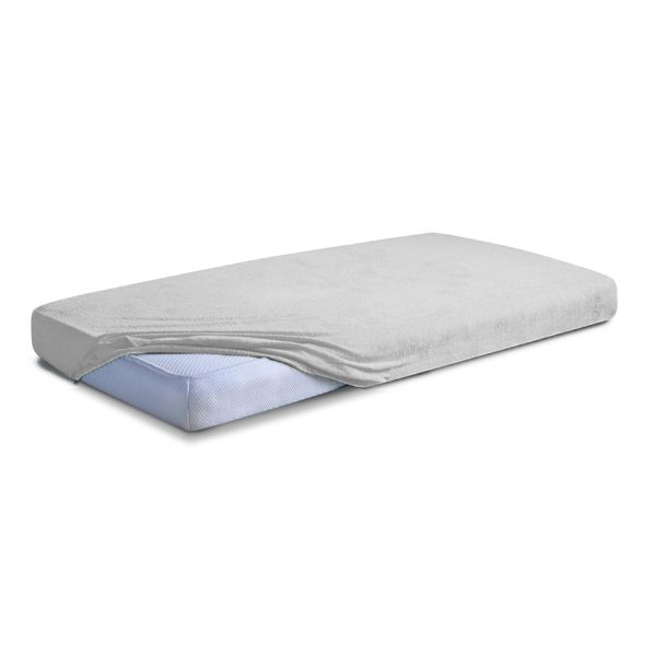 Obrazek Matex Prześcieradło frotte CLASSIC z gumą, 140x200 cm, jasno szare