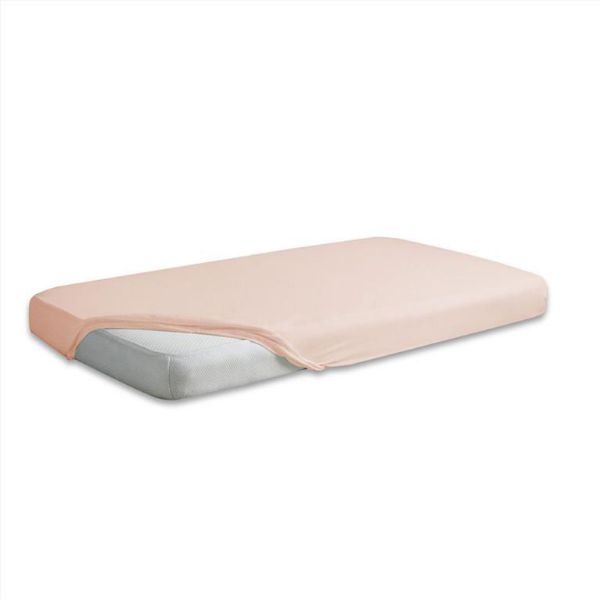 Obrazek Matex Prześcieradło jersey z gumą 90/100x190/200, jasno beżowe