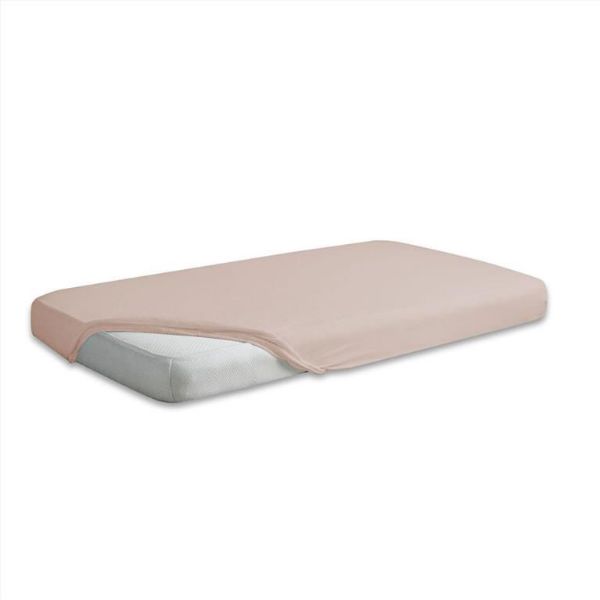 Obrazek Matex Prześcieradło jersey z gumą 110/120x190/200, beżowe