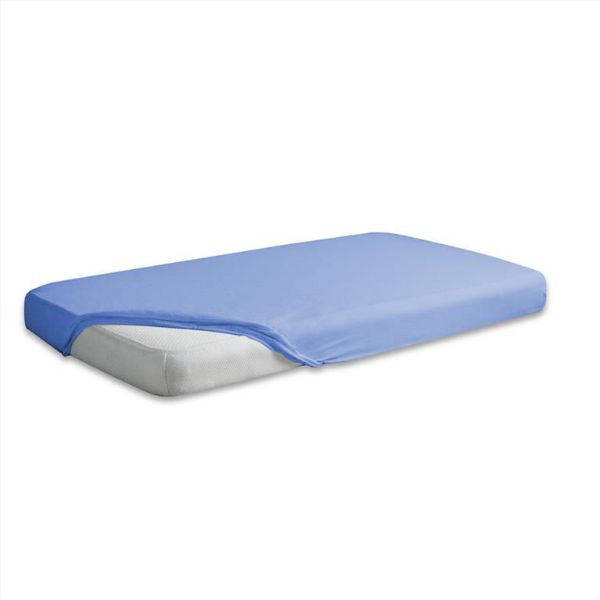 Obrazek Matex Prześcieradło jersey z gumą 110/120x190/200, ciemno niebieskie
