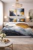 Obrazek Pościel z satyny bawełnianej PRESTIGE (160x200-1,70x80-2), Akwarelowa geometria
