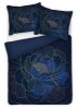 Obrazek Pościel z satyny bawełnianej PRESTIGE (220x200-1,70x80-2), złoty kwiat