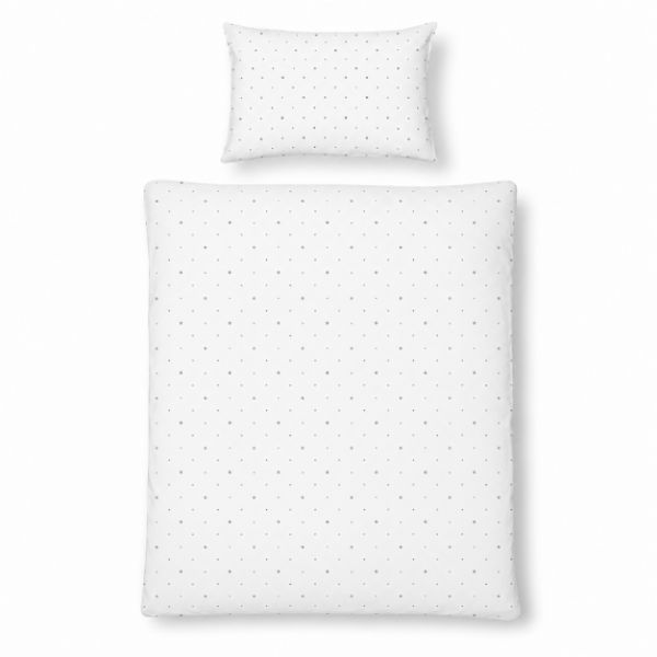 Obrazek BabyMatex Komplet pościeli JERSEY PU PRINT 100x135-1;40x60-1,  gwiazdki