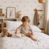 Picture of BabyMatex Komplet pościeli JERSEY PU PRINT 100x135-1;40x60-1,  malinki