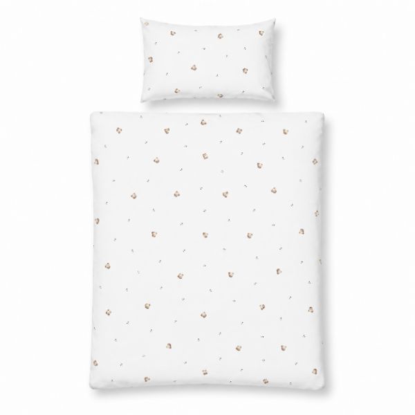 Picture of BabyMatex Komplet pościeli JERSEY PU PRINT 100x135-1;40x60-1,  miśki
