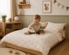 Picture of BabyMatex Komplet pościeli JERSEY PU PRINT 100x135-1;40x60-1,  miśki