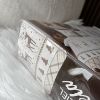 Obrazek Matex Pościel Flanelowa, 160x200 cm - 1, 70x80 cm - 2, RENIFERY KRATA BEŻ