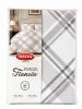 Obrazek Matex Pościel Flanelowa, 160x200 cm - 1, 70x80 cm - 2, KRATA BEŻOWA