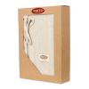Obrazek Matex Pościel lniana LINEN jednobarwna 160x200, 2 x 70x80 + 20, jasno beżowa
