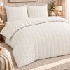 Obrazek Matex Pościel SATYNA GOFROWANA 160x200 + 2x70x80 | ecru